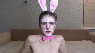 Donec Bunny Leniter sugit BFF ingens Dick